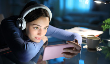 watching mobile phone at night 767x418